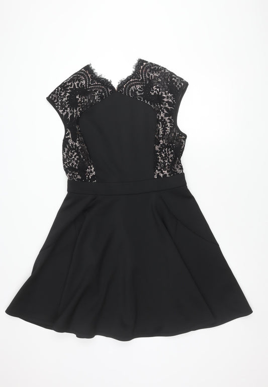 Ted Baker Women's Black Zip Dress Size 6