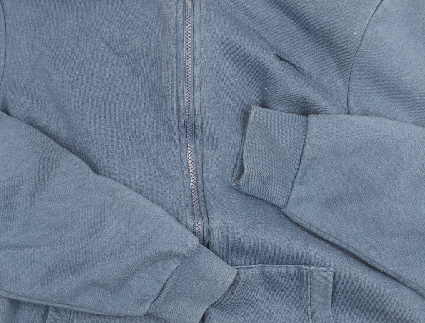 Slazenger Men's Blue Hooded Jacket, Size L, Full Zip
