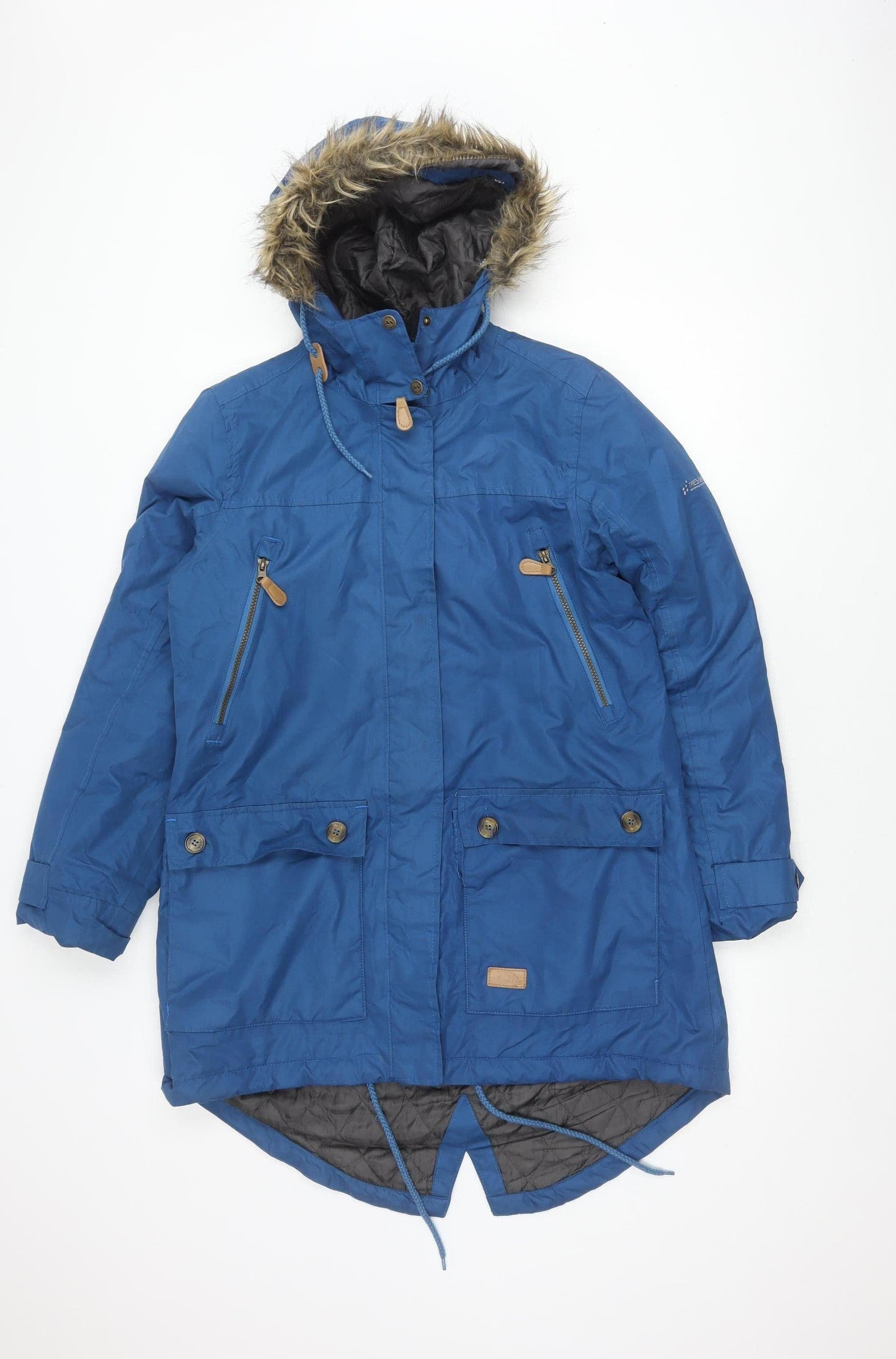 Trespass Men's Blue Parka Coat L Waterproof