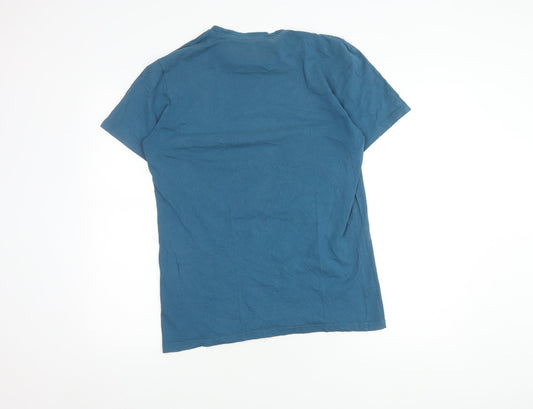 Dare 2b Men's Blue Crew Neck Graphic T-Shirt M