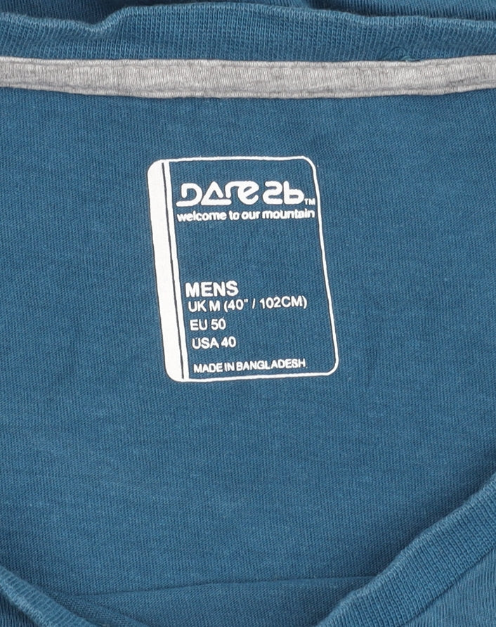 Dare 2b Men's Blue Crew Neck Graphic T-Shirt M