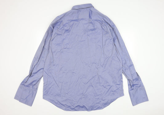 Charles Tyrwhitt Men's Blue Classic Fit Shirt