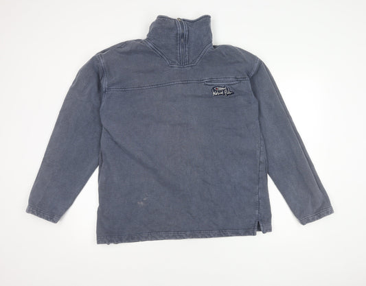 Weird Fish Blue Men's Medium Pullover Sweatshirt