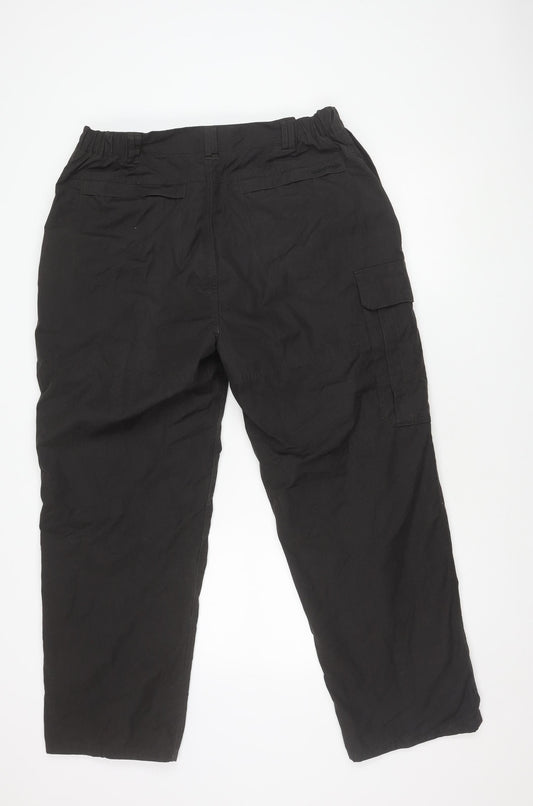 Craghoppers Men’s Black Cargo Trousers, Size S