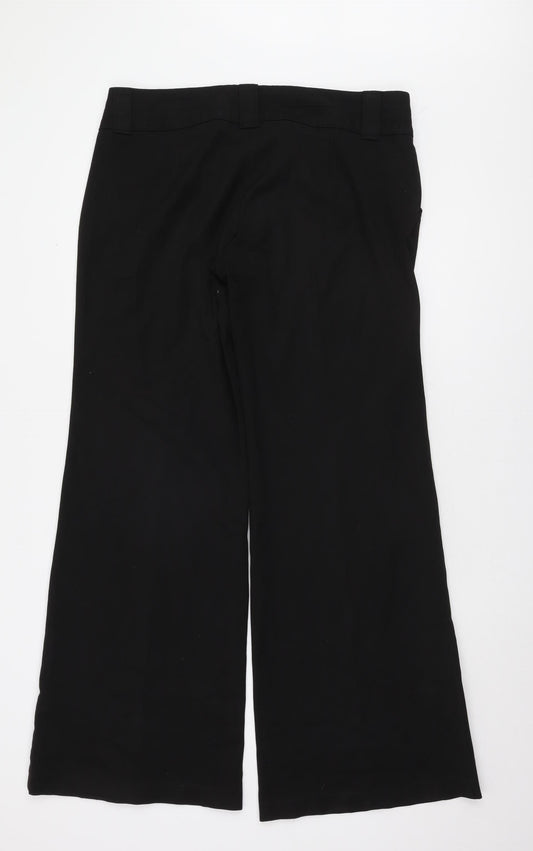 Sapparilla Women's Black Wide-Leg Trousers Size 16