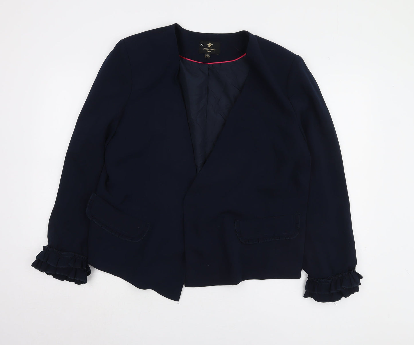 Massimo Fabbro Women's Blue Blazer Size 16