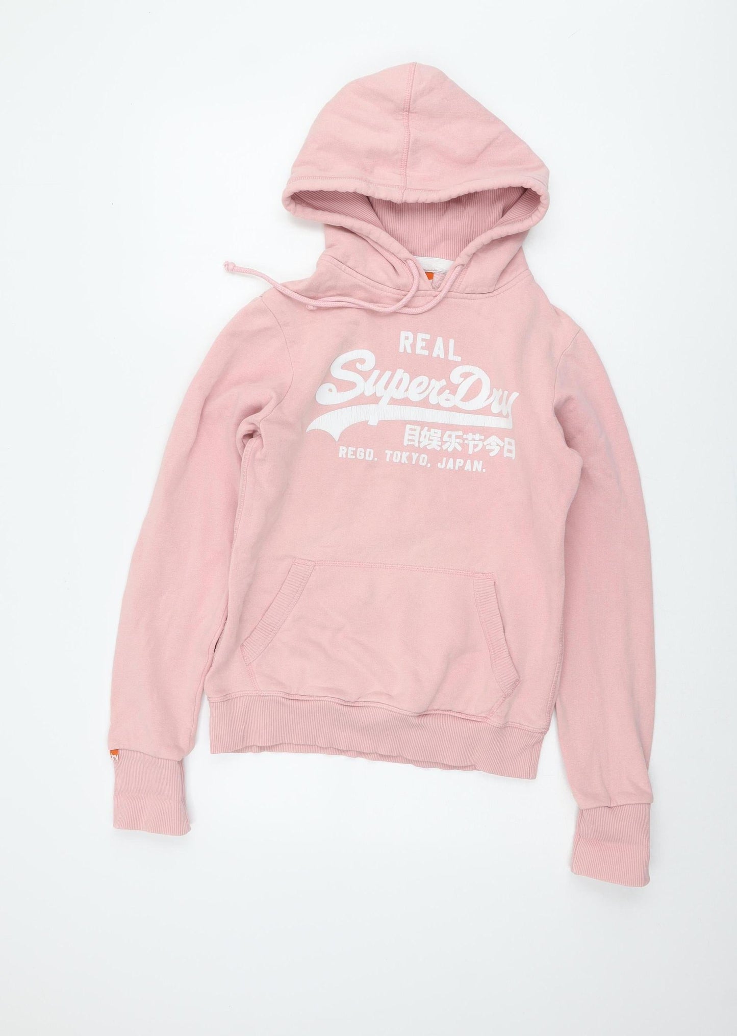Superdry Women's Pink Hoodie, S, Logo, Casual
