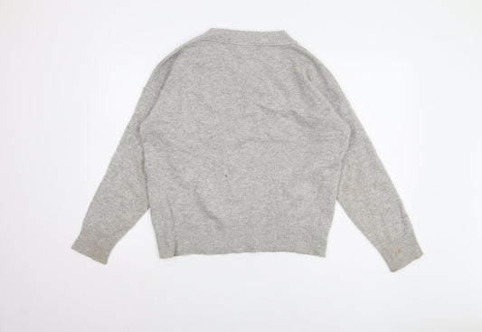 Womens UK M Regular Karen Millen Grey Pullover