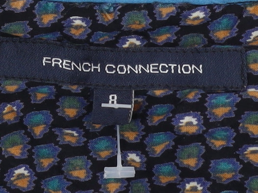 French Connection Women's Blouse Size 8 Multi Geometric Tunic