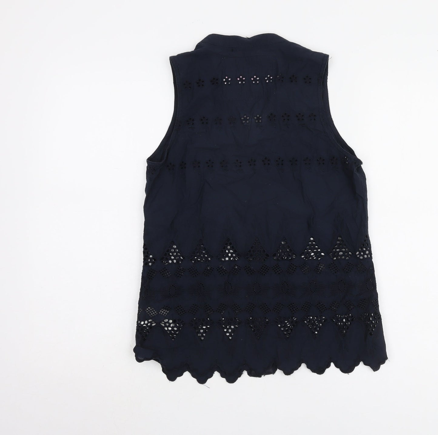 Superdry Women's Black XS Embroidered Blouse