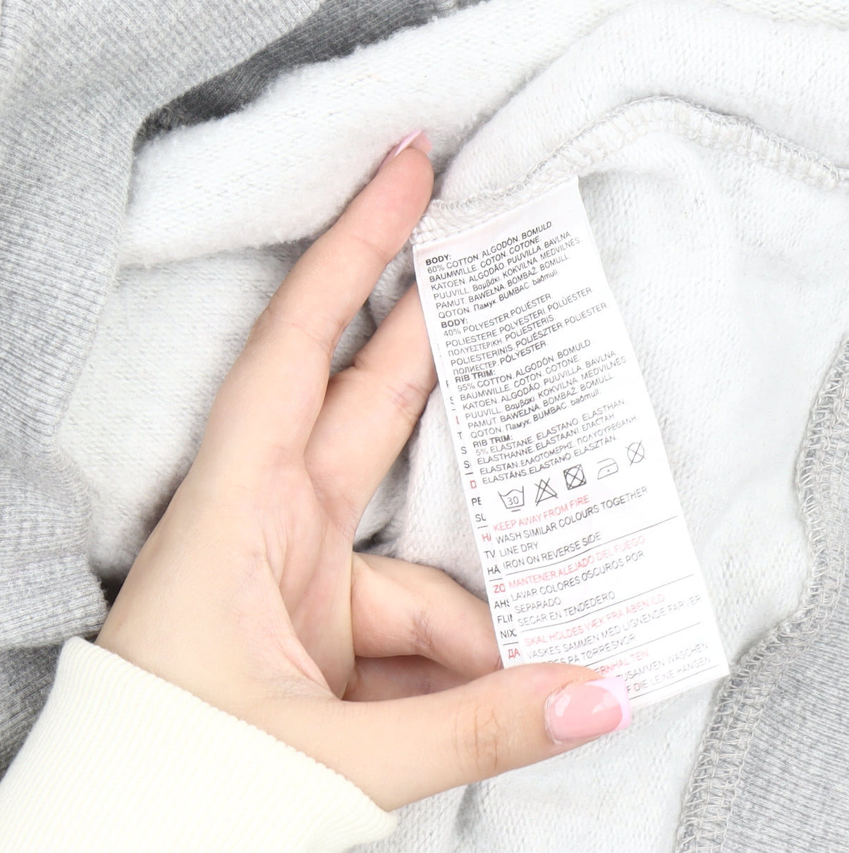 Crosshatch Men's Grey Pullover Hoodie L