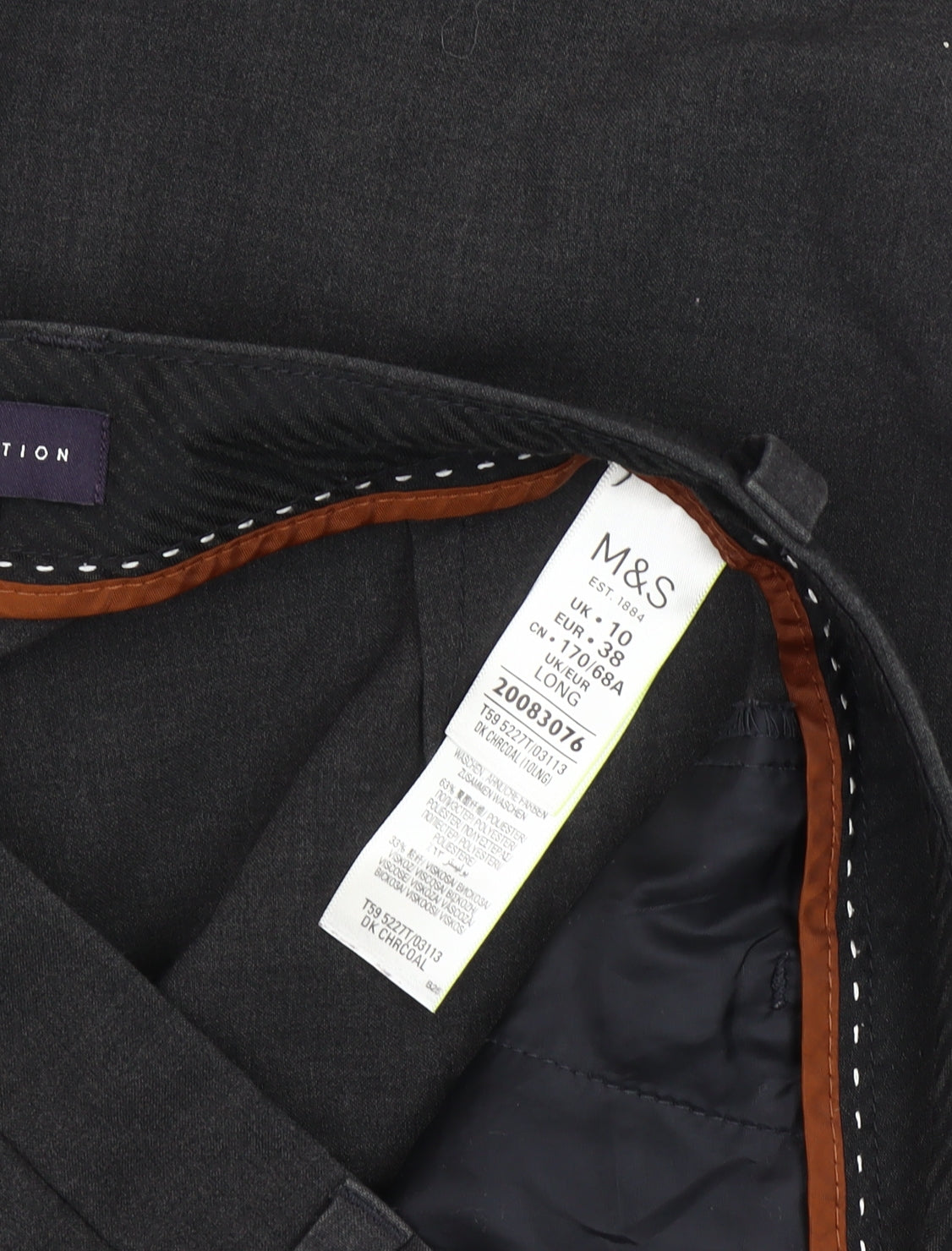 Marks and Spencer Women's Black Trousers Size 10