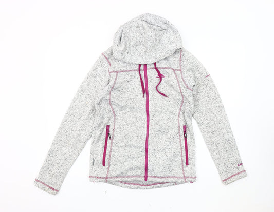 Trespass Women Grey Fleece Jacket Size S
