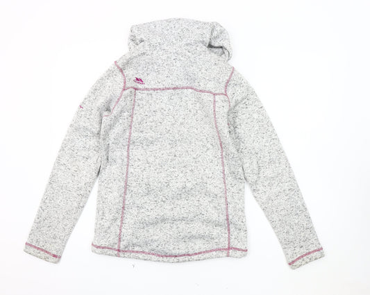 Trespass Women Grey Fleece Jacket Size S
