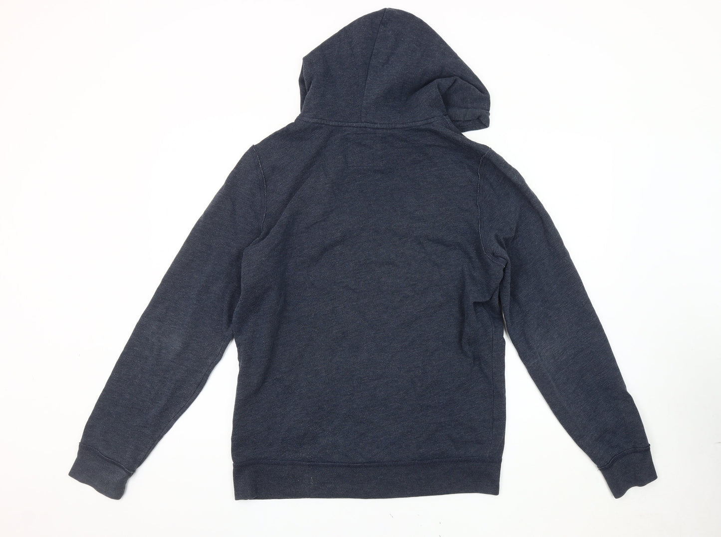 Hollister Men's Blue Pullover Hoodie, Size M, Fleece