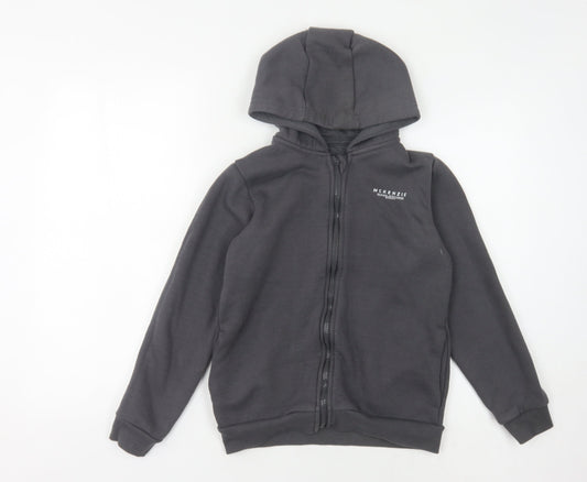 McKenzie Boys Black Full Zip Hoodie 12-13 Years