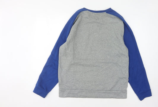 Puma Men's Grey Pullover Sweatshirt - M