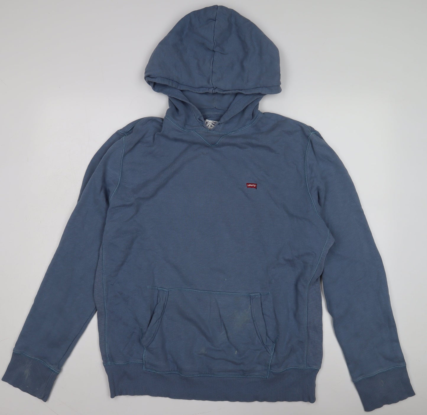 Levi's Men's Blue Pullover Hoodie, Large, Hooded