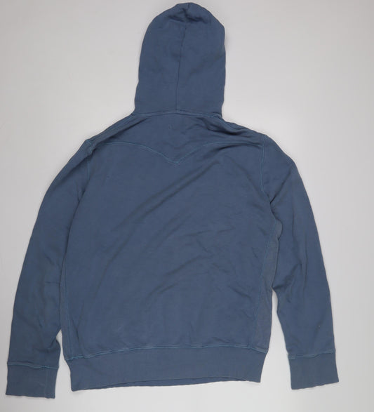 Levi's Men's Blue Pullover Hoodie, Large, Hooded