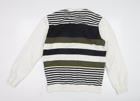 Champion Men's Multicoloured Striped Sweatshirt M