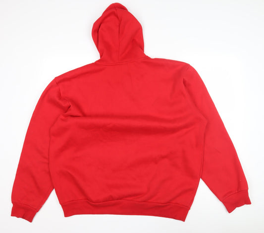 Donnay Men’s Red Pullover Hoodie XL Logo