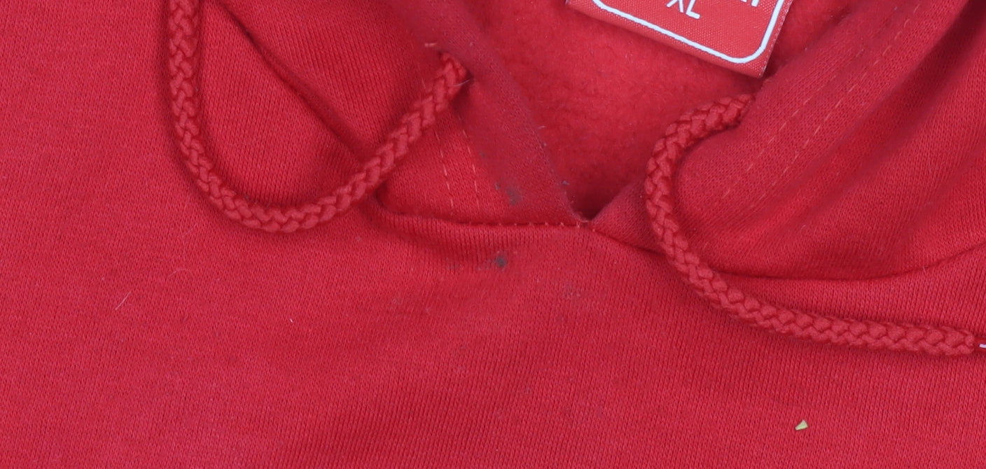 Donnay Men’s Red Pullover Hoodie XL Logo