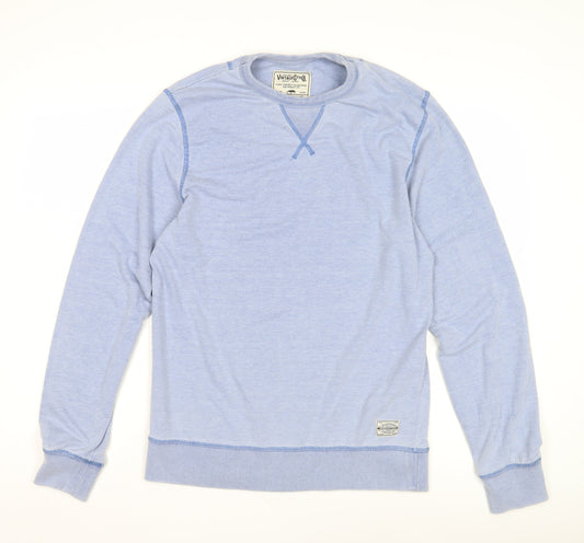 Jack & Jones Men's Blue Pullover Sweatshirt - Size S