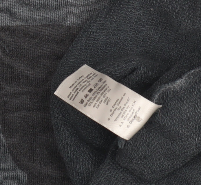 Disney Unisex Grey Mickey Mouse Graphic Pullover Sweatshirt L