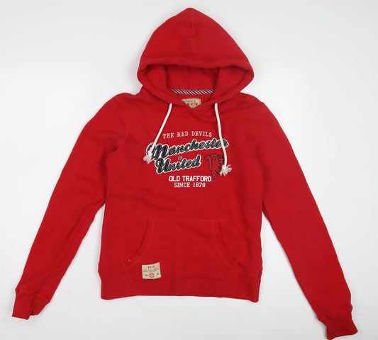 Manchester United Women Red Hoodie Size 12