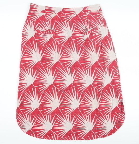 White Stuff Women's Red Geometric Skirt Size 16