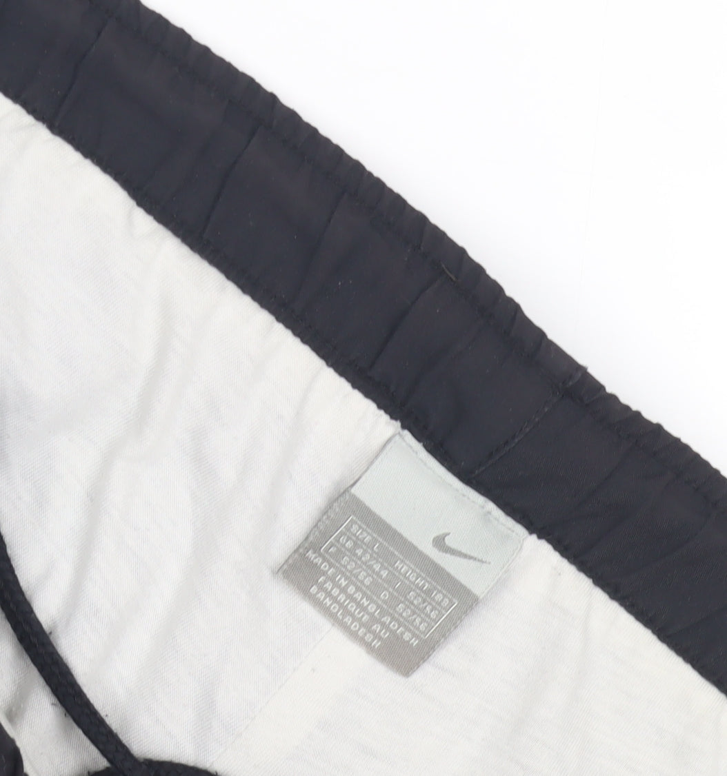 Nike Men's Black Jogger Trousers - Elastic Waist Casual