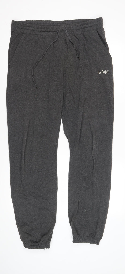 Lee Cooper Men's Grey 2XL Jogger Trousers