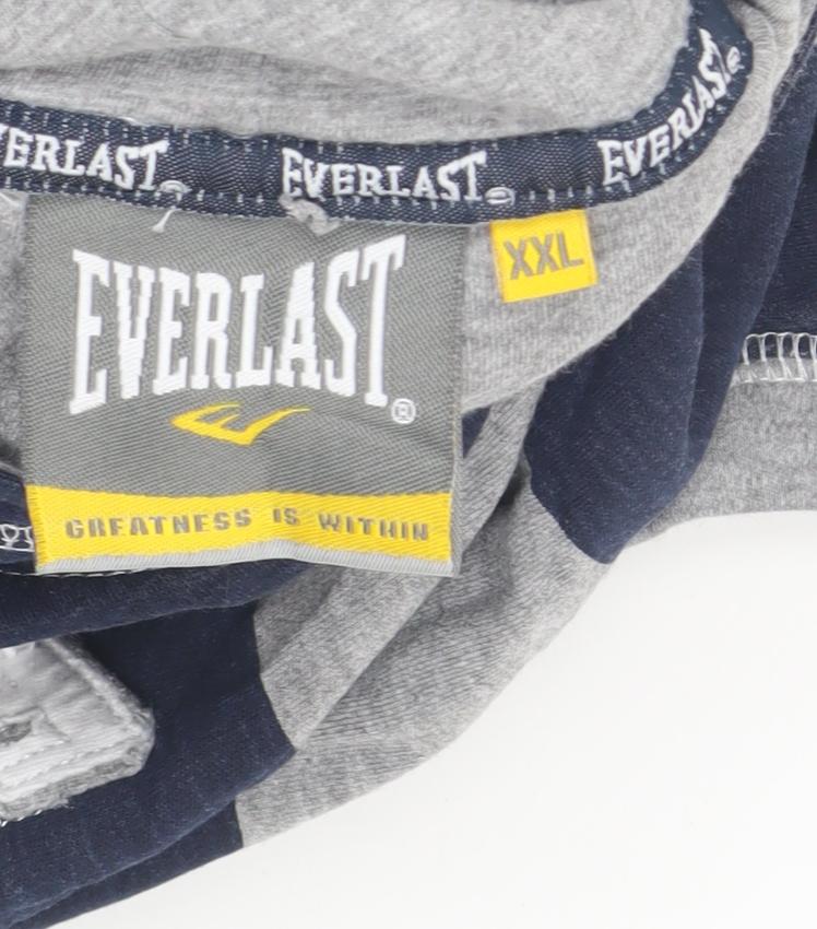 Everlast Men's Multicoloured 2XL Striped Hoodie
