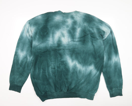 Pull&Bear Men’s Green XL Pullover Sweatshirt