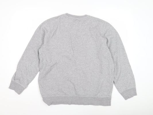 Reebok Grey Men's M Sweatshirt Logo Fleece