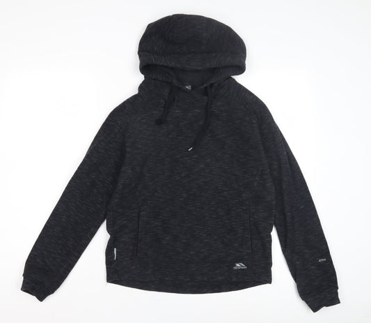 Trespass Unisex Black Pullover Hoodie Size 12