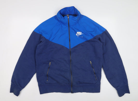 Nike Men's Blue Basic Jacket, Size M, Sports Casual