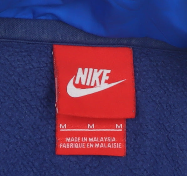 Nike Men's Blue Basic Jacket, Size M, Sports Casual