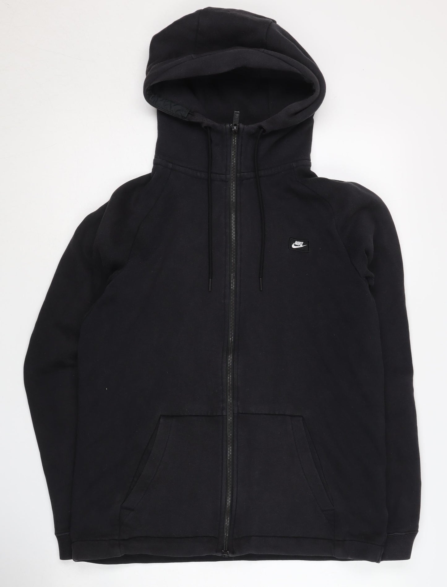 Nike Men's Black Full Zip Hoodie, Size M