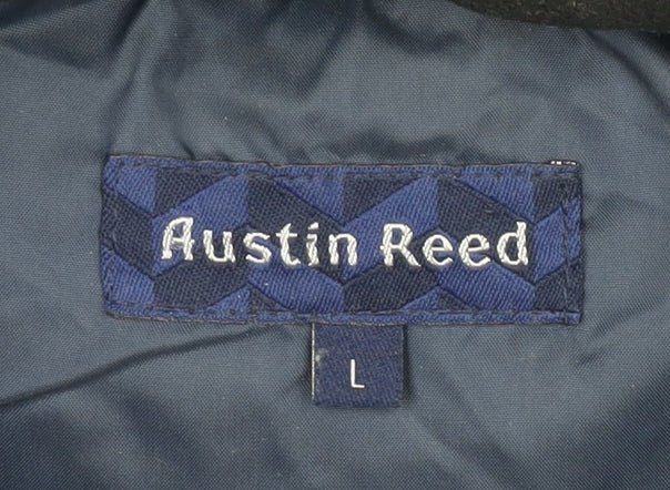 Austin Reed Men's Blue Puffer Waistcoat L