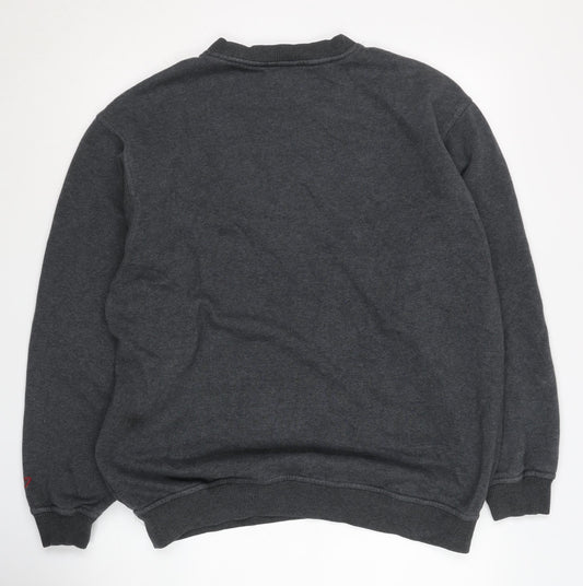 Reebok Men’s Grey Pullover Sweatshirt Medium