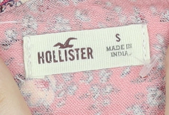 Hollister Women’s Pink Floral Camisole Blouse S