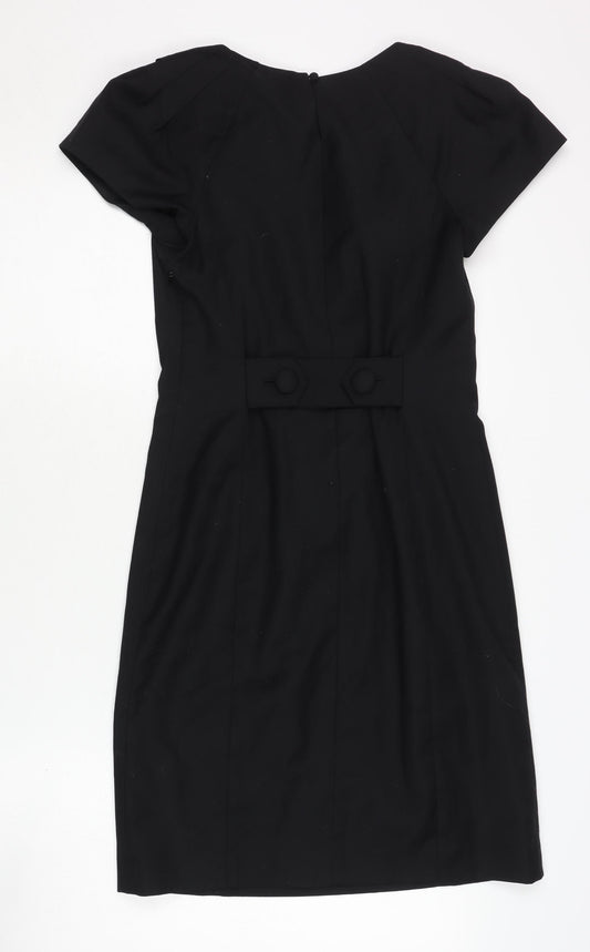 Ted Baker Women's Black Shift Dress Size L