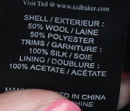 Ted Baker Women's Black Shift Dress Size L