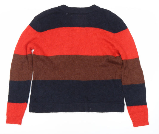 Superdry Men's Multicoloured Striped Pullover Jumper M