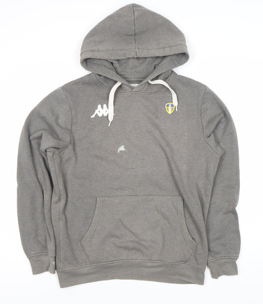 Kappa Men's Grey Pullover Hoodie Medium