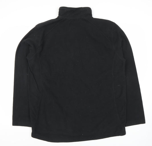 Peter Storm Men's Black Fleece Pullover L Zip Neck