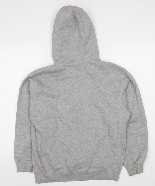 Pennant Men's Grey Pullover Hoodie - Size S, Sports Style