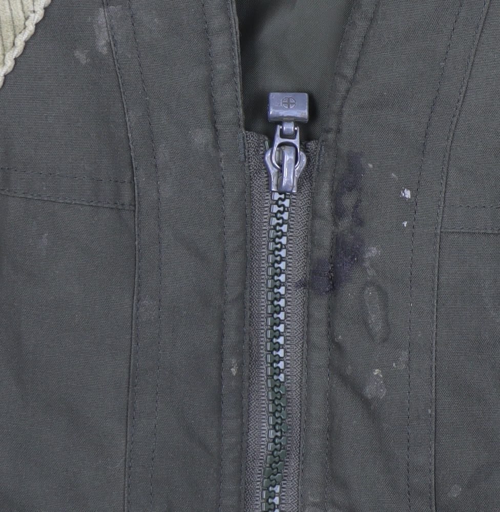 Champion Men's Green Waistcoat L Casual Zip Pockets