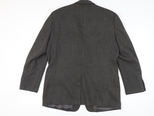 Marks & Spencer Men's Grey Blazer 44 Regular Fit